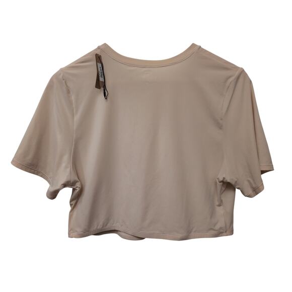 Skims Fits Everybody Super Cropped T-Shirt Sand Normcore Athleisure Size 4X - Picture 4 of 5